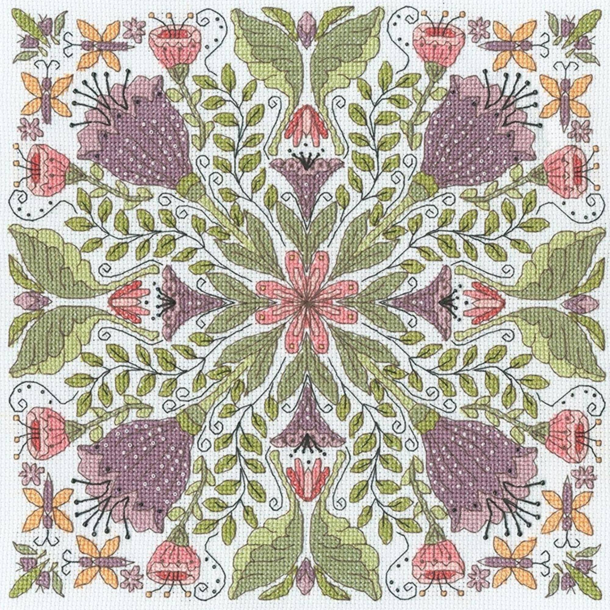 Bothy Threads Bursting Blooms Counted Cross Stitch Kit